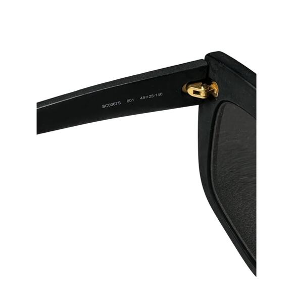 Stella McCartney Women\'s SC0067S Black Matte Croco Oversized Sunglasses main image 4